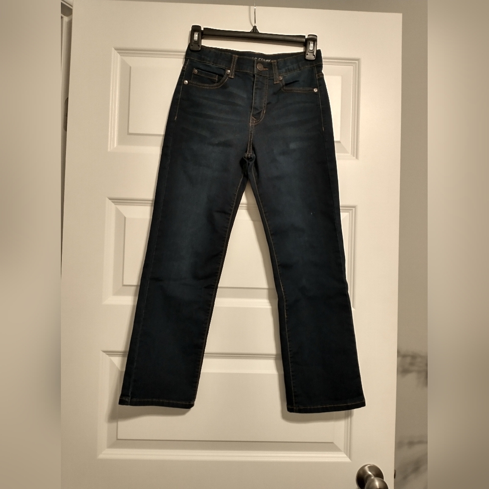 🟢3/$11 Boy's Size 10 Falls Creek Maximum Comfort Straight Blue Jeans